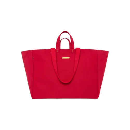 Levi's JJJJound Collaboration Хлопок Тоут Сумка Сумка для покупок Сумка Обычная Унисекс Красная