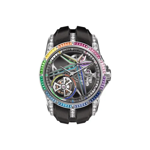 Roger Dubuis Kings Series Мужские часы Механизм с ручным заводом Циферблат 42 мм Череп Титан Корпус часов