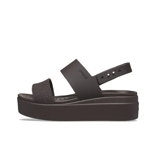 Crocs Cardi Спортивные сандалии женские цвет темно-кофейный