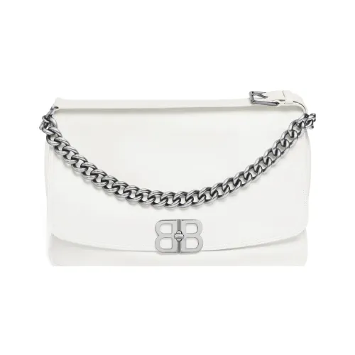Balenciaga Сумка с клапаном из коровьей кожи сумка через плечо женская белая