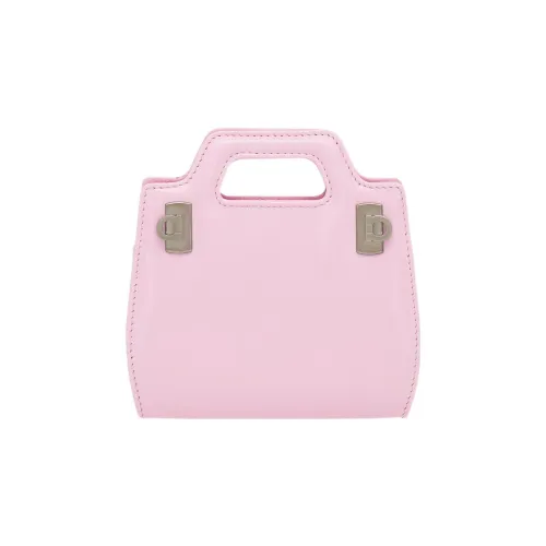 FERRAGAMO Сумка через плечо из коровьей кожи сумка Extra Mini женская розовая