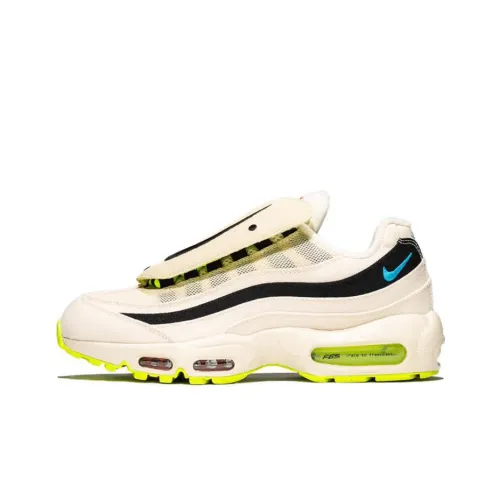 Nike Air Max 95 Low Топ Спортивная Повседневная Обувь Мужская Белый Черный