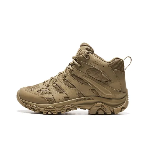 MERRELL MOAB 3 Street Shoe MID Top Khaki Men's