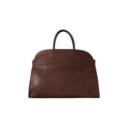 THE ROW Margau Кожа Тоут Сумка Сумка для покупок Сумка Женская Темно-коричневая