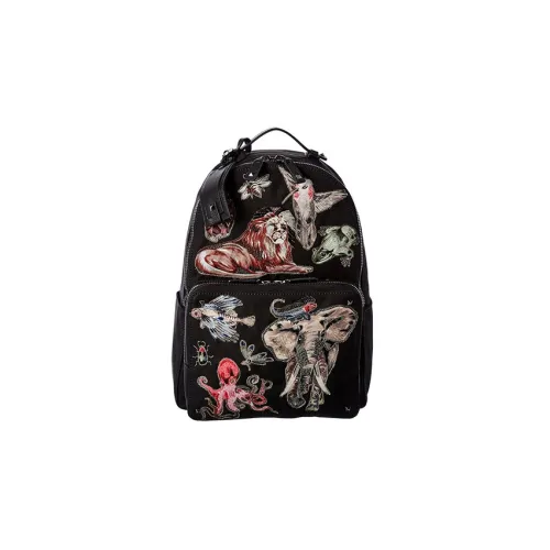 Valentino Холст Рюкзак Стандартный Мужской Черный