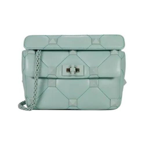 Valentino Коровья кожа Портативная Сумка через плечо Сумка на плечо Женская Зеленая