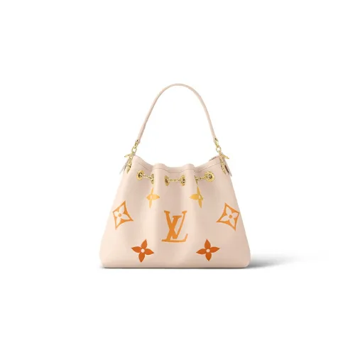 LOUIS VUITTON Сумка из коровьей кожи ведрообразной формы сумка через плечо сумка на плечо обычная женская бежевая