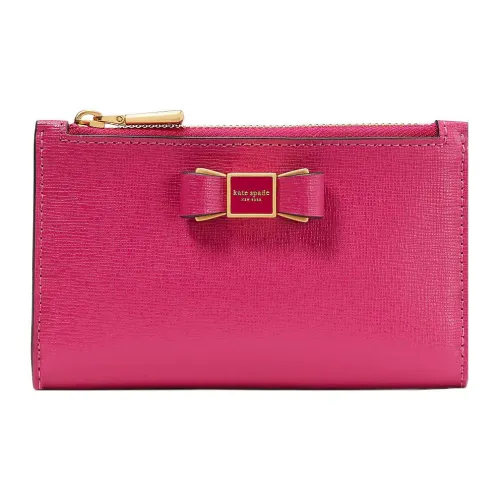 Kate Spade Кожа Мелочь Кошелек Кошелек Маленький Женский Красный