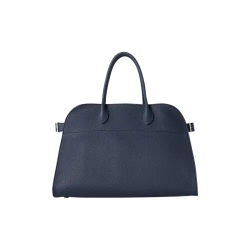 THE ROW Margau Телячья кожа с рельефным узором Тоут Сумка Сумка для покупок Сумка Обычная Женская Темно-синий