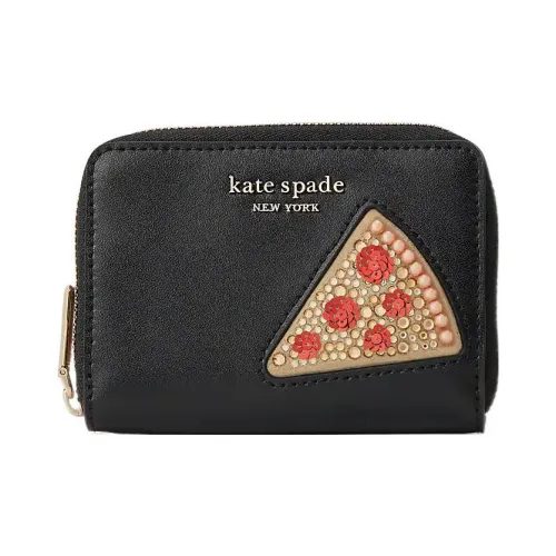 Kate Spade Кожа Мелочь Кошелек Кошелек Женские Черный