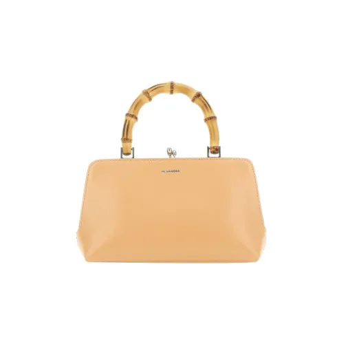 JIL SANDER Goji Телячья кожа Сумка через плечо Сумка Мини Женская Светло-коричневая