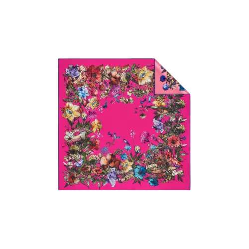 DIOR Miss Dior Millefiori Series Шелковые шарфы Розово-красный Женские