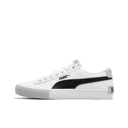 PUMA Bari Casual CV Амортизация Легкий Дышащий Низкий Топ Скейтборд Кроссовки Унисекс Белый Черный