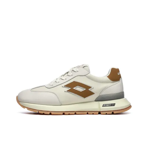 LOTTO Тигр Race Low Топ Спортивная Повседневная Обувь Мужская Экрю