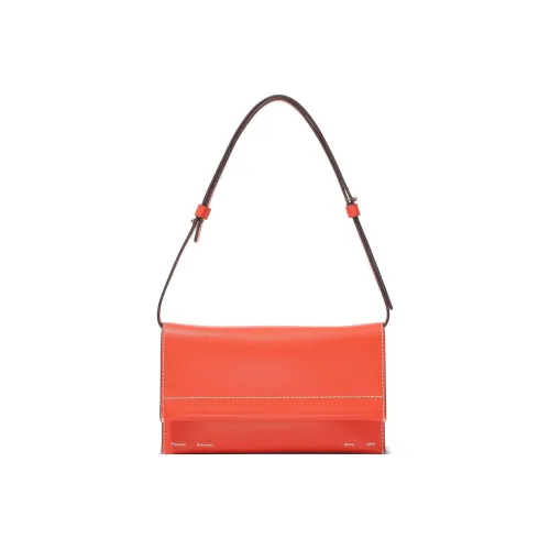 PROENZA SCHOULER Телячья кожа Портативная Сумка через плечо Маленькая Женская Апельсиновая Сумка на плечо