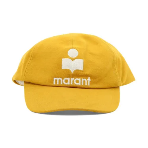 ISABEL MARANT Хлопок Бейсболка Желтая Женская