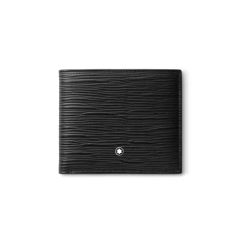MONTBLANC Кошелек из коровьей кожи мужской черный