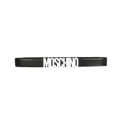 MOSCHINO Кожаные ремни Мужской Черный