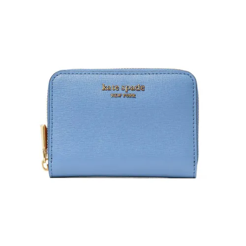 Kate Spade Кожа Кошелек Мелочь Кошелек Картхолдер Женский Синий