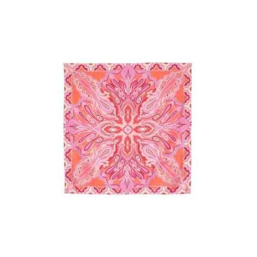 ETRO Шелковые шарфы Красный Женские