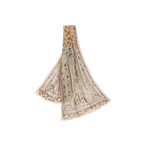 ETRO Шелковые шарфы Многоцветные Женские