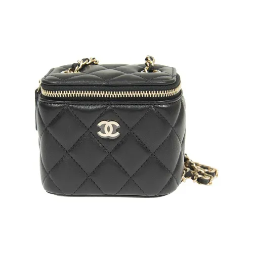 CHANEL Sheepskin Square Box Crossbody Bag Mini Unisex Black CHANEL Овчина Квадрат Коробка Сумка через плечо Мини Унисекс Черный