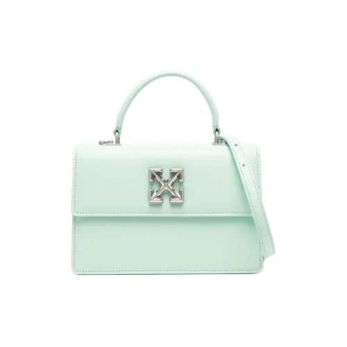 Off Белый Кожа Сумка через плечо Сумка Женская Светло-зеленая