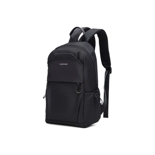 NOMK Нейлон Холст Рюкзак Маленький Унисекс Черный