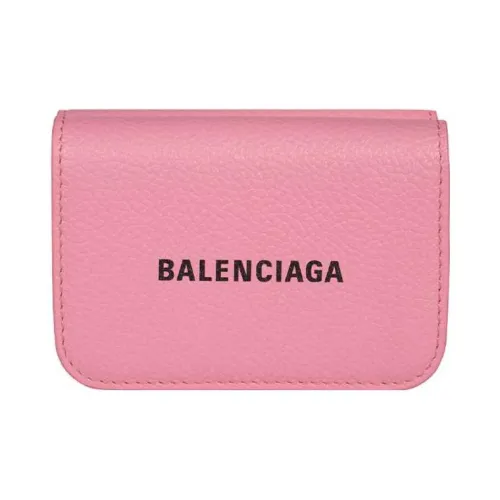 Balenciaga Кожа Кошелек Мини Женский Розовый