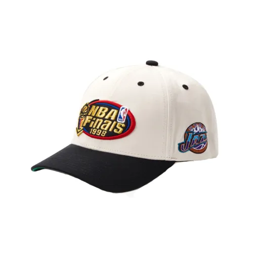 Mitchell Ness Хлопковые кепки, белый, мужской