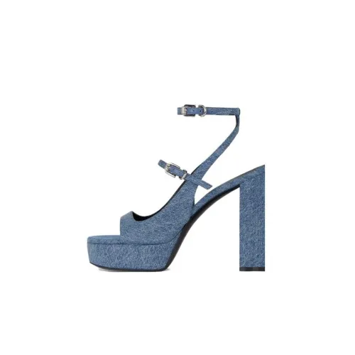 Givenchy One Ремень Сандалии Женские Синие