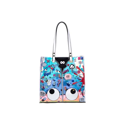 EYE THEME ПУ (полиуретан) Сумка через плечо Женская Многоцветная Белая