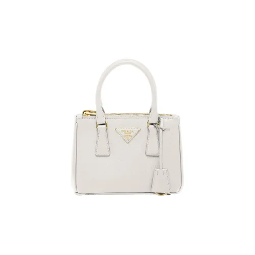 PRADA Galleria Killer Bag Кожа Сумка через плечо Сумка Мини Women's White