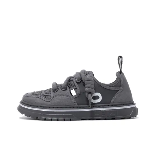 OETZI Низкий Топ Стильный Скейтбординг Мужской Темно-Серый