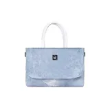 Синий сумка-тоут