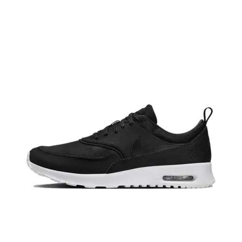 Nike Air Max THEA Премиум Low Топ Спортивная повседневная обувь Женская Черный Белый