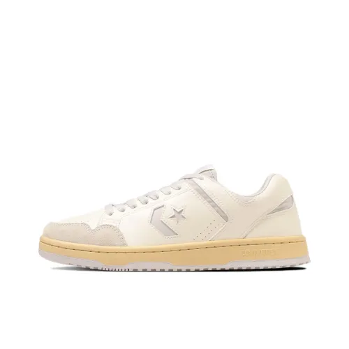 Конверс Weapon Sk O противоскользящие устойчивые к истиранию низкие топовые скейтборд-кроссовки унисекс бежево-серый японская версия