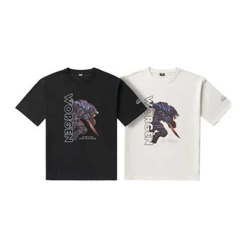 Blizzard ВоВ Wolfman Короткий рукав футболки с мерчем по IP черный белый