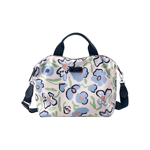 LEFF Сумка через плечо Сумка среднего размера Женская ArtS Цветочный Синий Цветок