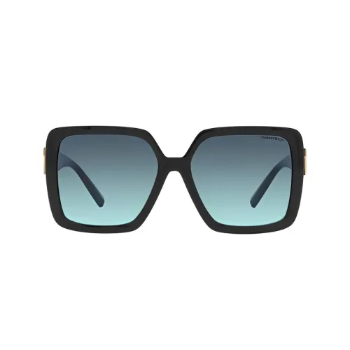 TIFFANY & CO. Солнцезащитные очки, черные, женские