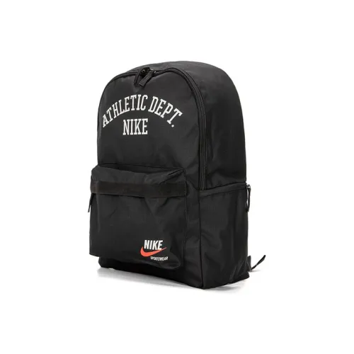 Nike Heritage Ткань Рюкзак Стандартный Унисекс Черный Белый