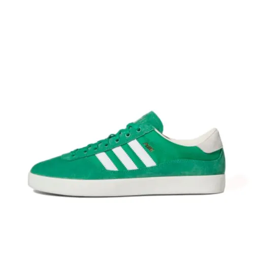 Adidas Originals Puig Slip Resistant Abrasion Resistant Легкий Низкий Топ Скейтборд Кроссовки Мужские Зеленый Белый