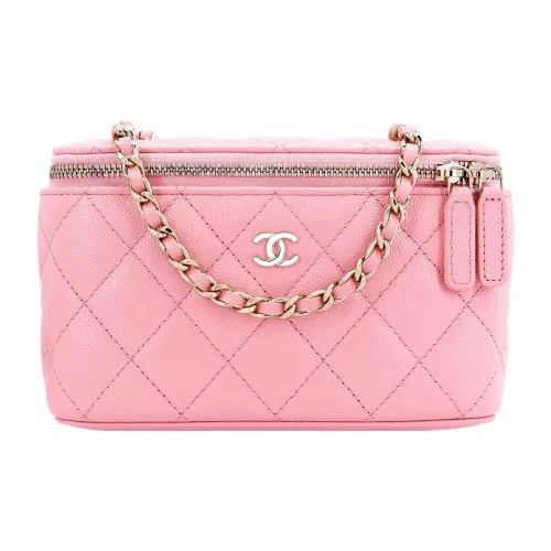 CHANEL 22c Early Spring Коровья крупнозернистая текстура Материал Золото Цепь Переносная Сумка через плечо Сумка на плечо Женская Розовая