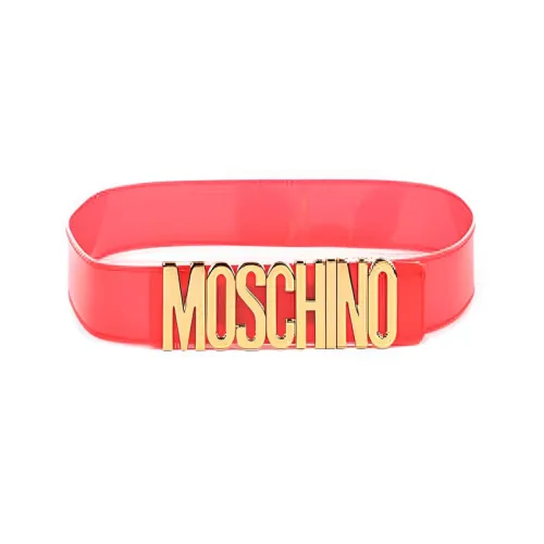 MOSCHINO Кожаные ремни, красный, женские