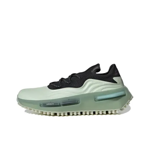 Adidas Originals NMD S1 Устойчивый к истиранию Дышащий Низкий Топ Повседневная Обувь Унисекс Зеленый Черный