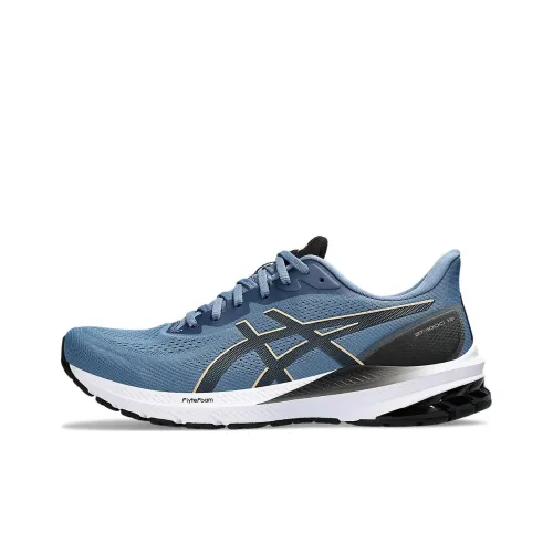 Asics GT 1000 12 Low Топ Беговые кроссовки Мужской Синий Черный