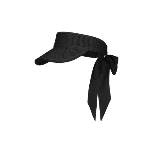 SAINT LAURENT Солнцезащитные шляпы, черные, женские