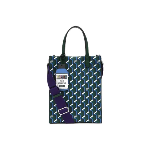 ROSA.K Коровья кожа Музыкальный Sheet Тоут Сумка Сумка для покупок Сумка через плечо Сумка среднего размера Унисекс Синий