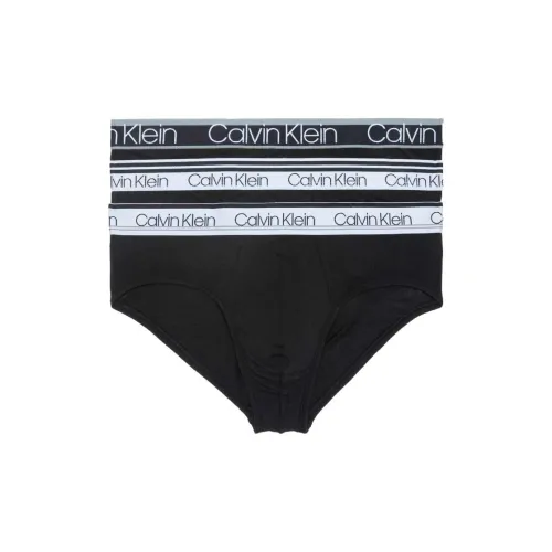 Calvin Klein 3 пачки черные мужские трусы-бикини