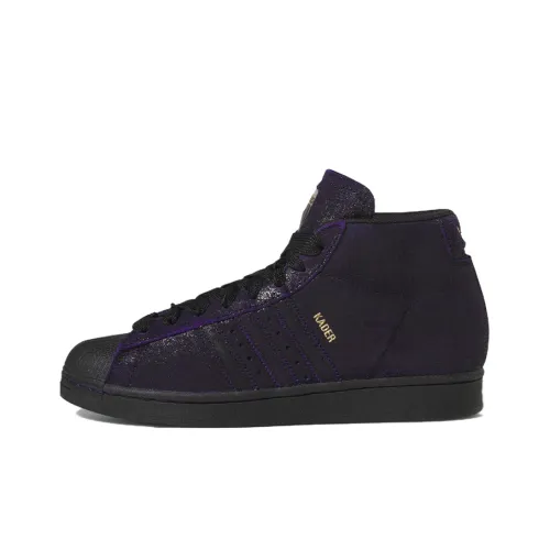 KADER x adidas originals Pro Model ADV Slip Resistant Abrasion Resistant MID Топ Скейтборд Кроссовки Унисекс Фиолетовый